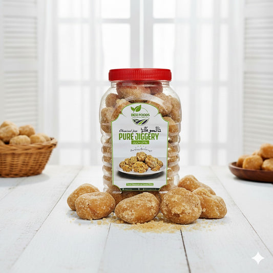 Desi Foods Chemical-Free Pure Jaggery - Natural Sweetener